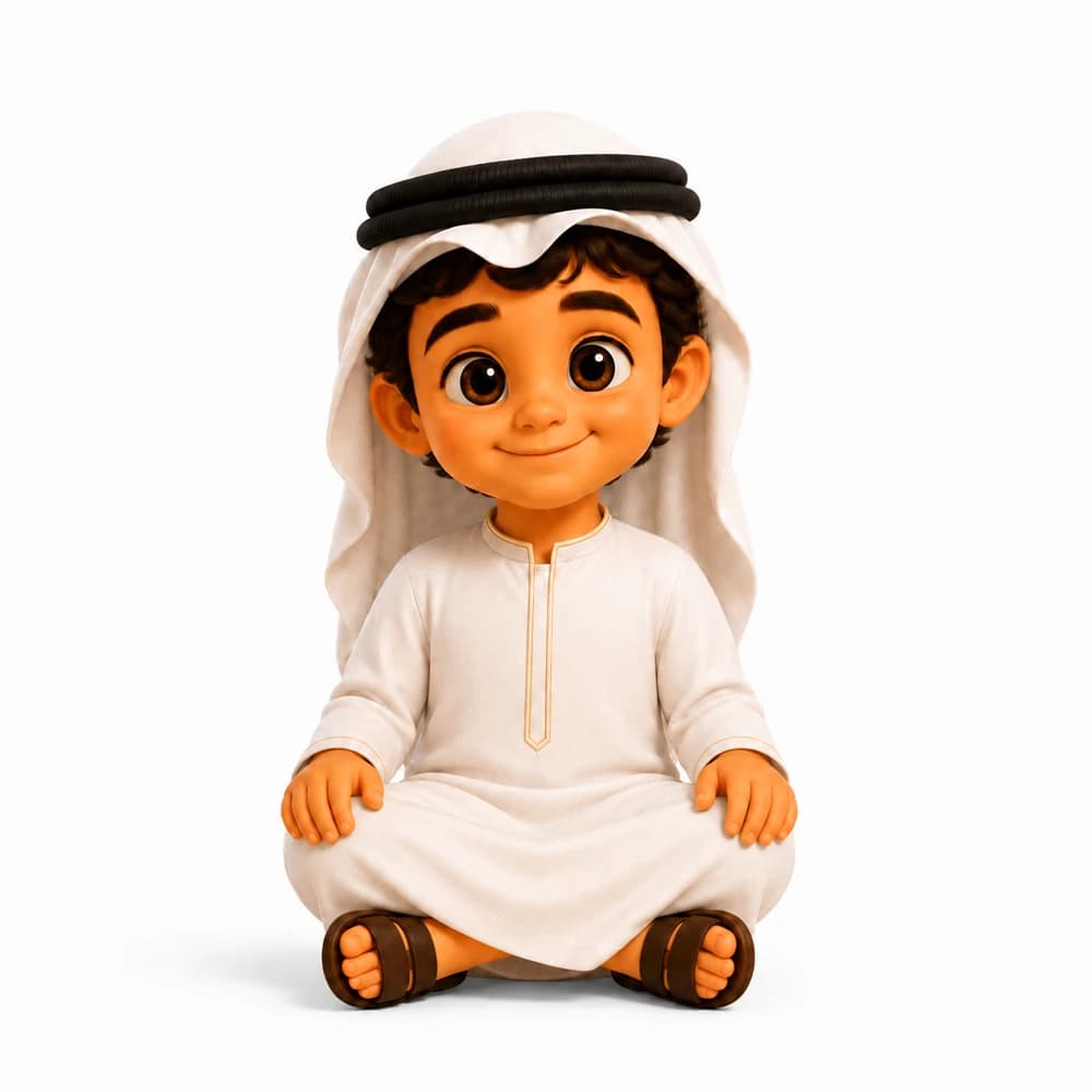 Aiman seated, ready to help